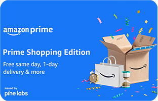 Amazon Prime Shopping Edition Bill Discount Code